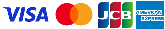 VISA Mastercard JCB AMERICAN EXPRESS